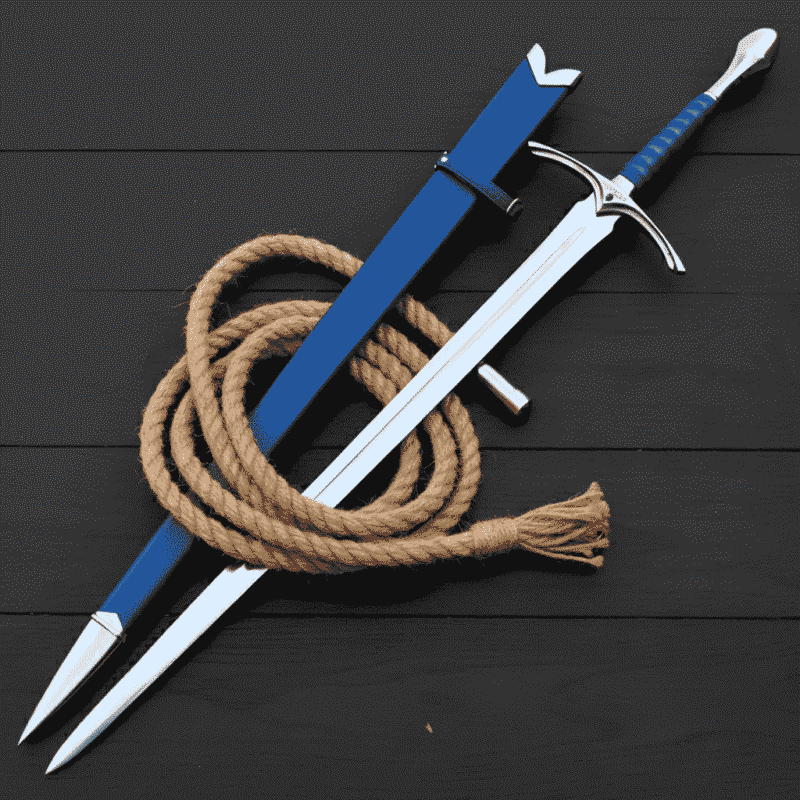 Handmade White Glamdring Sword by Monarch Cutlery – Lord of the Rings inspired sword