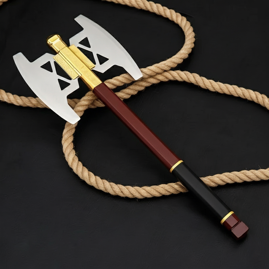 Handmade Gimli Battle Axe by Monarch Cutlery – High Carbon Steel Double Blade