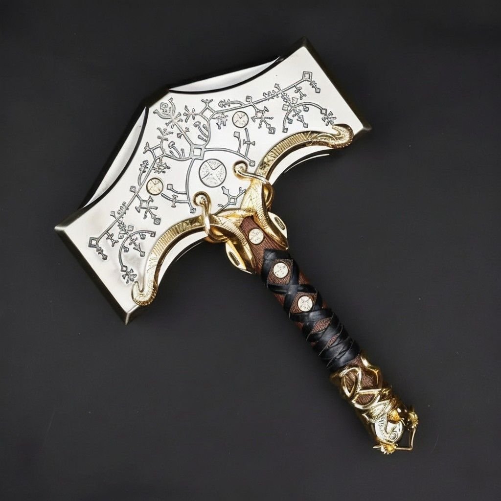 Real Metal Thor Hammer Replica from God of War
