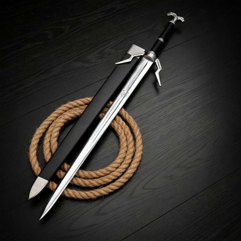 Handmade The Witcher Wild Hunt Sword by Monarch Cutlery inspired by Geralt of Rivia, premium collectible fantasy sword