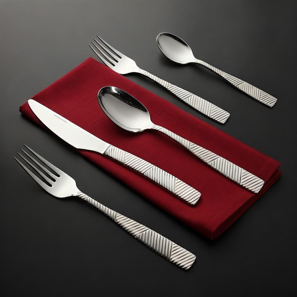Modern Sterling Luxe flatware collection by Monarch Cutlery, durable and elegant