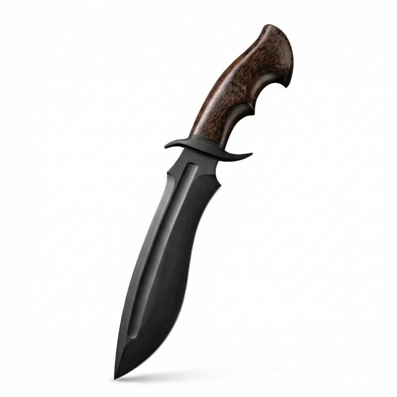 Monarch Cutlery full tang hunting knife with razor-sharp blade and ergonomic handle.