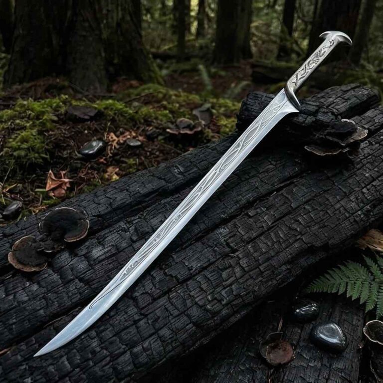 Monarch Cutlery Elven King Long Sword Replica featuring an elegant fantasy-inspired design, detailed craftsmanship, and premium construction for display and collection.