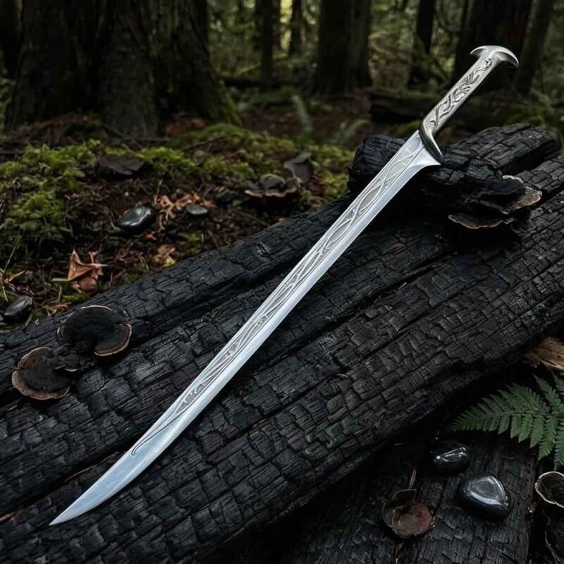 Monarch Cutlery Elven King Long Sword Replica featuring an elegant fantasy-inspired design, detailed craftsmanship, and premium construction for display and collection.
