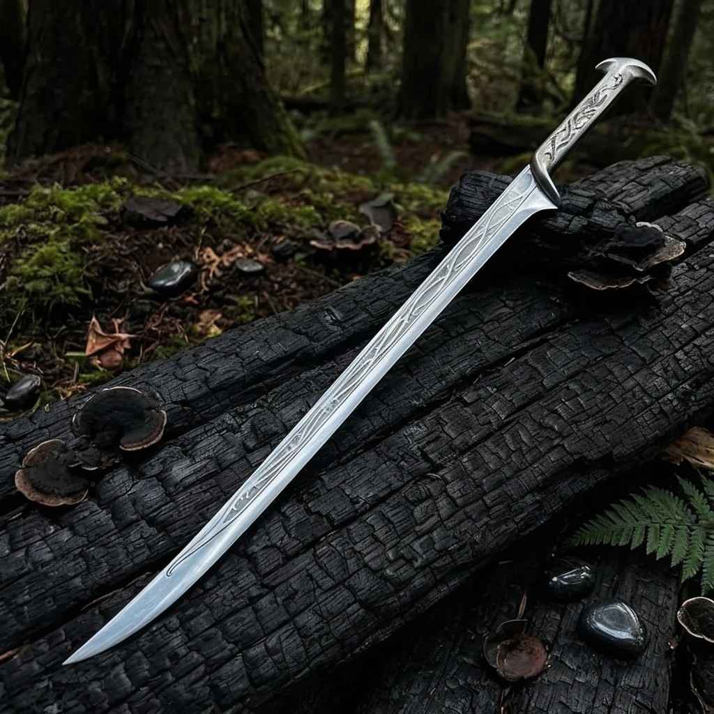 Monarch Cutlery Elven King Long Sword Replica featuring an elegant fantasy-inspired design, detailed craftsmanship, and premium construction for display and collection.