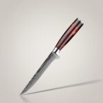 Sharp narrow blade Monarch Precision Boning Knife high carbon steel boning knife close up