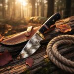 Monarch skinner knife for hunting, camping, and outdoor adventures
