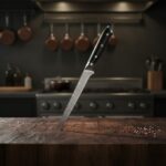 Monarch Handmade Boning Knife ergonomic wooden handle