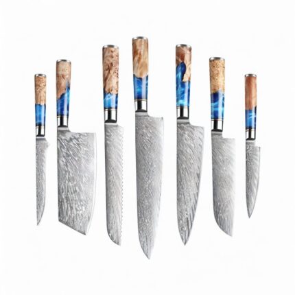 7 Piece Chef Knife Set by Monarch Cutlery