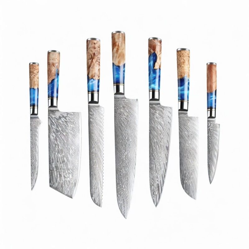 7 Piece Chef Knife Set by Monarch Cutlery