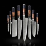 Premium 8 Piece Chef Knife Set by Monarch Cutlery