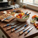 Professional 7 Piece Knife Set with ergonomic handles