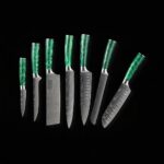 Stainless Steel Chef Knife Set with razor-sharp blades by Monarch Cutlery